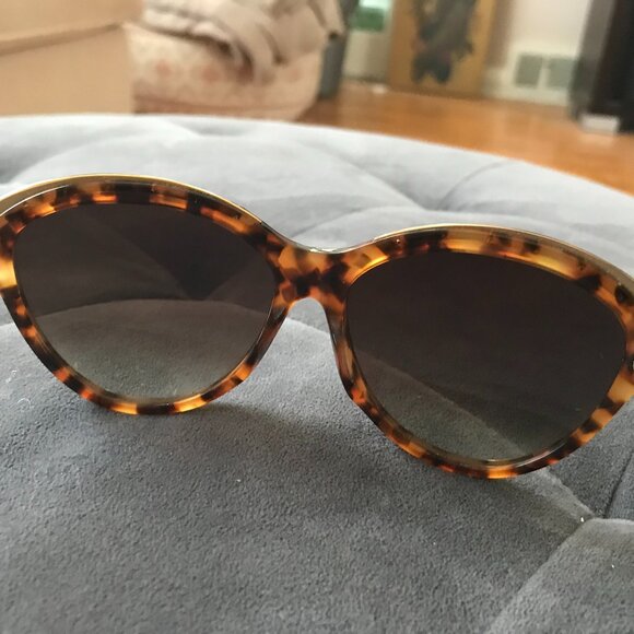 Alexander McQueen 4241/S Havana Cat Eye Sunglasses Tortoise Frames w/ Studs - Picture 7 of 12